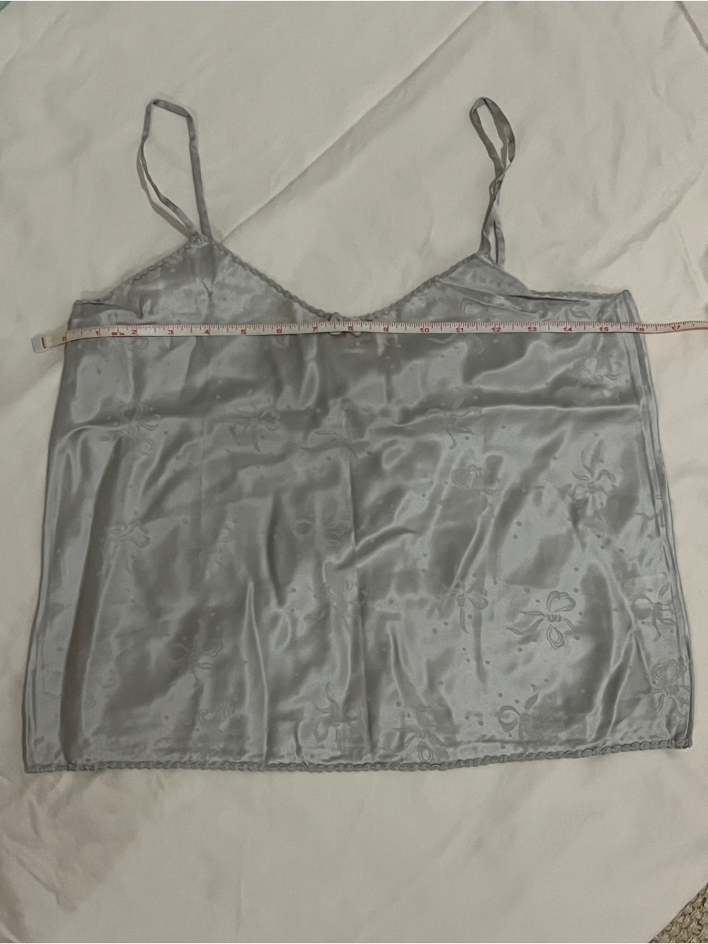 Tracy Silk Camisole in Silver